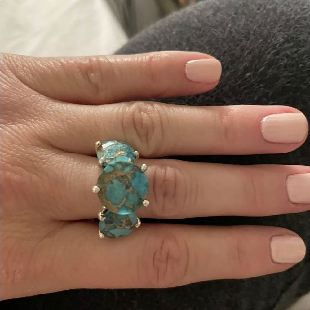 🚫SOLD🚫 IPOLITA STERLING SILVER ROCK CANDY CLUSTER RING - Picture 4 of 5